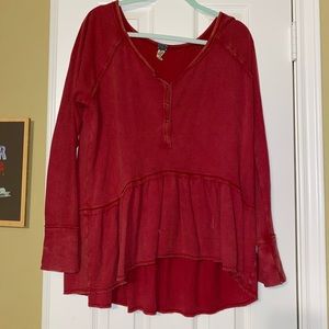 Free People Coastline Peplum